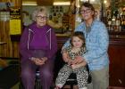 Monica Olson, owner of the Great Northern Bar & Grill, pictured along with her mother Trudi and three year old niece Izzi. Moni has kept the restaurant open for 30 years as of this November. “Whatever God puts on my plate, He knows I can handle.”