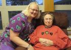 Pictured with Wendy is Phyllis Clemenson
