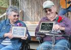 Clearwater County Outstanding  Senior Citizens Day Betty Johnson of Clearbrook and Alton Walker of Bagley.