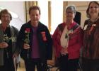 Anna Mae Floura, Felice Dickey, Darlene Schultz and  Michelle Dahlby - these girls were honored for 40 years membership in the Delta Kappa Gamma Organization.