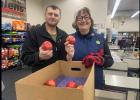 Bagley American Legion Post 16 Commander Jeremy Swenson with Bagley American Legion Auxiliary Unit 16 President Cheryl Grover 