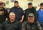 Clearbrook Elevator Association directors and management from left to right in back row are Nolan Eck, Tyler Johnson, Mark Strandberg, and David Larson. Seated in front are Leslie Westrum, Manager and Richard Kroening.