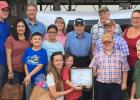 The Erie Family received the Century Farm distinction at the Clearwater County Fair.