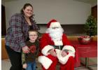 Gretchen Smeby, and her son, Oliver, visited with Santa at the Centennial fundraiser held last weekend!