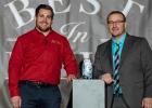 Brent Philipp, right, is pictured with Jesse Hamonic, DEKALB Asgrow Brand Lead.