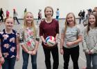 The girls attending the Middle School gathering, L-R: Allie Sundberg, Anna Sundberg, Ava Sorvig, Addison Severts and Kinsley Oslund. Photos courtesy of Jamie Aune