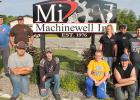 Students currently working at Machinewell are pictured with the local company’s recruiters, Bryan Dougherty, Tonia Haack and Eric Dougherty. Front row, L-R: Ethan Englund, Owen Gross, Layla Jelle, Josh Johnson. Back row: Anthony Loken, Bryan Dougherty, Tonia Haack, Eric Dougherty and Jake Ahlbeck. Not pictured: Jamie Dougherty and Mya Anderson. Photo by Grygla Eagle Newspaper