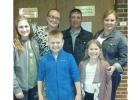 Mariah’s family attended her performance at BSU last Sunday. Robert and Deanna are pictured with their children, Mariah, Mercedes, Spencer and  Morgan.