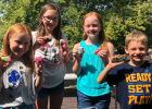 L-R: Emma Sundberg, Madi Tabaka, Allie Sundberg and Jacob Tabaka. Photos courtesy of Amber Sundberg