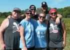 Maximum Willpower: Back row, L-R: Brad Peterson, Jake Peterson, Blake Peterson. Front row, L-R: Kristi Wawrzyniak, Sarah Nelson and Laura Peterson. This team deserves a little recognition as they donated their winnings to the 2017 Grygla Centennial!