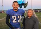 Goodridge Senior Robert Brummit with his grandma, Judy Jourdain