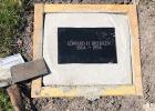 The new granite stones with names/dates were all ordered from the website www.markeverygrave.com. Some graves in Star Cemetery were unmarked with no trace of them in the township book, while others had small markers, like the one pictured above, with the names worn off. Photos by Grygla Eagle Newspaper