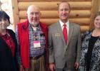 Picture of four people left to right, Laura Mack- BPOU Treasurer, LeRoy Sundbom- Fundraising Chair, Dave Hughes- CD7 U.S. Congressional Candidate and Tammy Godwin- Delegate. Other Delegates present but not pictured are Adam Broden- BPOU Vice-Chair, Alfred Hoiland-Delegate.  -Submitted