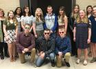Band students from RLCC at the Instrumental Solo and Ensemble Contest included (Standing) RLCC band teacher Mrs. Patty Mickelson, Emily Kolstoe, Janae Olson, Jayden Iverson, Hannah Kolstoe, Matt Vettleson, Sydney Melby, Faith Hanson, Katelyn Suchy, Ariel Bakken, and Karena Melby, (kneeling) Brock Tvedt, Tristyn Ferguson, and Brody Moen. 