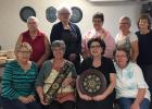 The Rogaland class and instructor:  Back row, L to R: Christine Tollefson, Becky Colebank, Donn Portz, Melanie Paulson, Pam Larson. From row, L to R: Sandy Sather, Ruth Green, Beth Cue, and local instructor Ardella Lindberg.