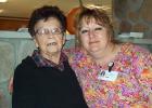 Pictured with Robin Hammons is Viola Moen.