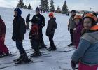 RLCC students getting ready to go down the bunny hill at Buena Vista Ski Resort. Pictured (left to right) Jennifer Johnson, Peyton Fish, Peyton O’Neill, Carson Lambert, Orin Hofstad, Paul Malwitz, Madison Nelson, and Ciara Mitzner. 