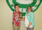  Stacie Petterson was named the 4-H Volunteer of the Year. Stacie is a very active volunteer here in Clearwater County. Presenting the award was  Katie Becker – 4-H Program Coordinator.
